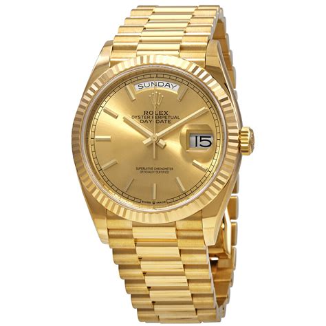 rolex uhr 18 kt gold|rolex day date 36 yellow gold.